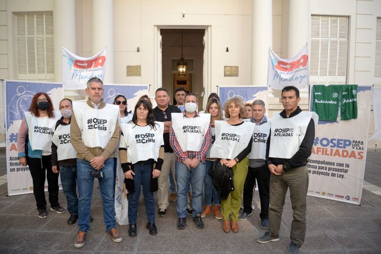 Dirigentes de Ampros, Judiciales, Seosep, SITRAVI, UPJCM, SUTE y la CTA lanzaron una campaña para sanear OSEP.