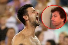 Berlocq chicaneó a Djokovic por copiarle su festejo tras ganarle a Alcaraz Foto: EFE Berlocq chicaneó a Djokovic por copiarle su festejo tras ganarle a Alcaraz Foto: EFE
