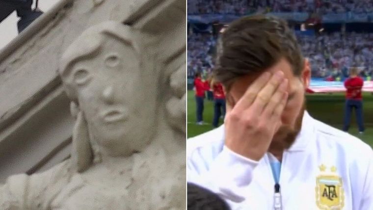 Estatua, viral, memes