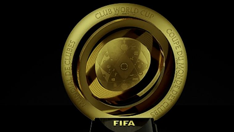 El trofeo del Mundial de Clubes estará presente en Buenos Aires. Foto: FIFA