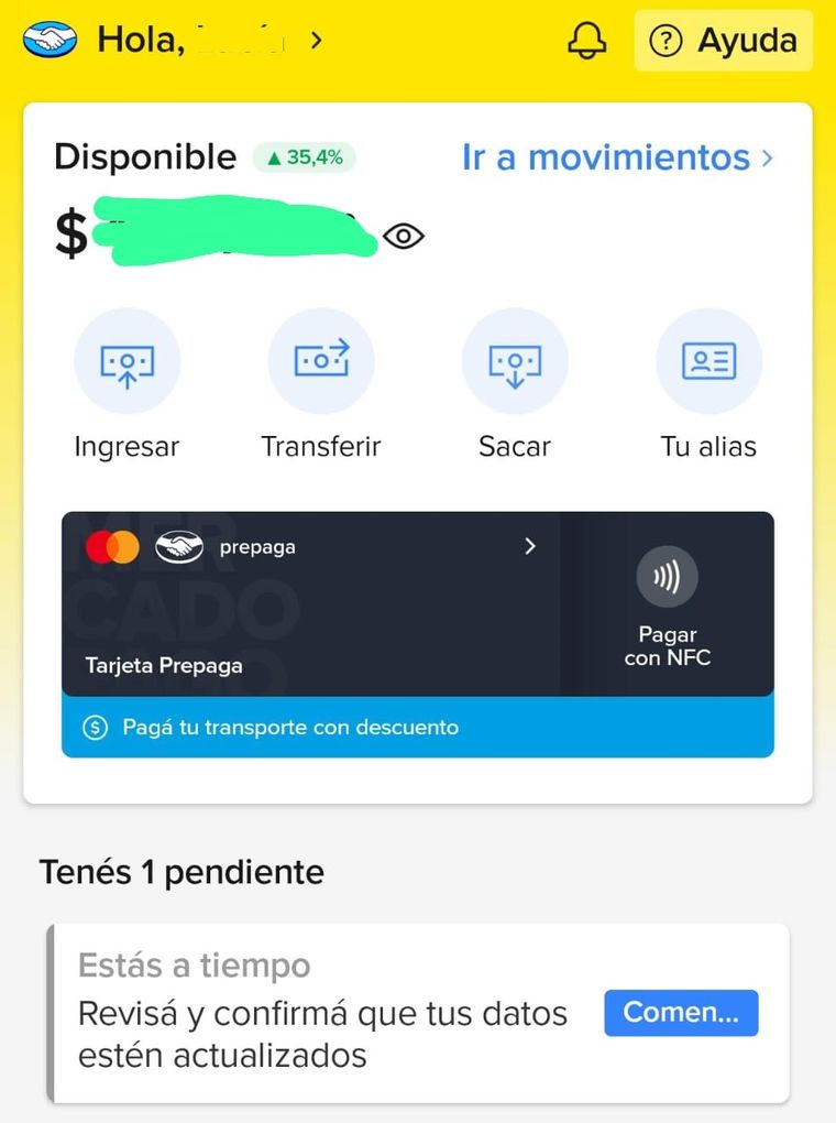 Captura de pantalla que Paula envió a MDZ Ciudadano. Captura de pantalla que Paula envió a MDZ Ciudadano.