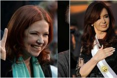 Andrea Del Boca y Cristina Fernández Andrea Del Boca y Cristina Fernández