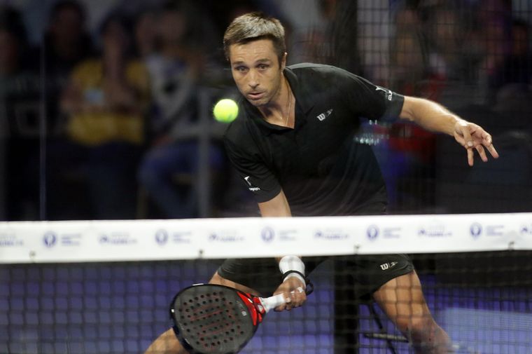 Fernándo Belasteguín se llevó una ovación tras una verdadera obra de arte del pádel. Foto: Prensa Premier Padel