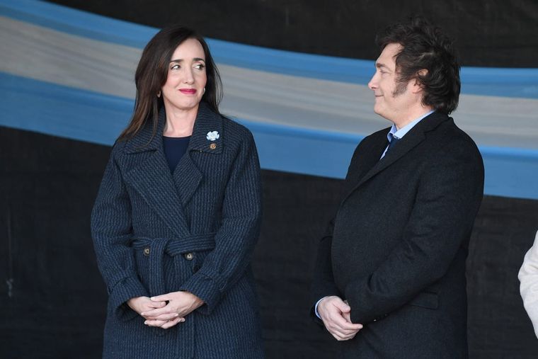 Javier Milei y Victoria Villarruel coincidirán en un acto este domingo Foto: X (@VickyVillarruel)
