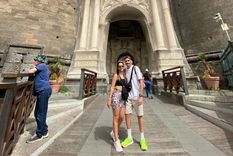 Sol y Alexis viajaron a Italia con el deseo de crecer profesionalmente y vivir nuevas experiencias Foto: Gentileza Alexis Mattucci