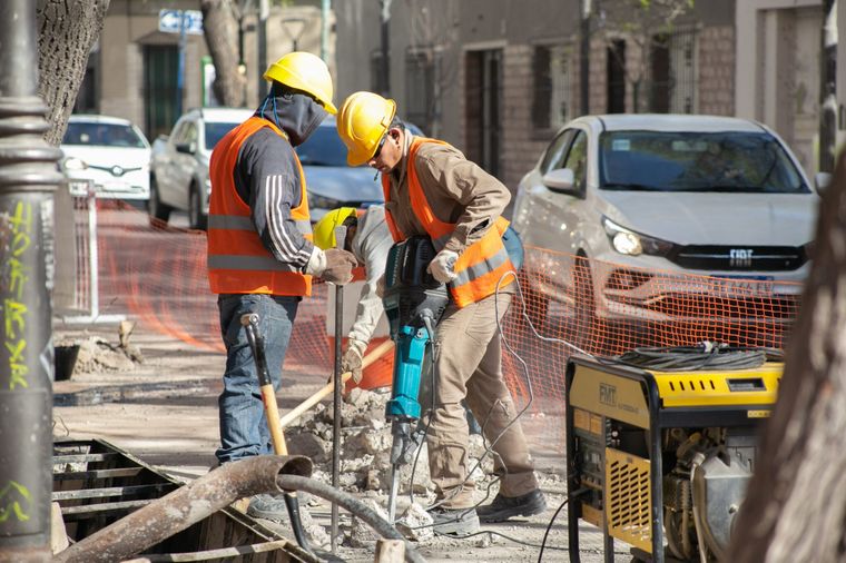 Los trabajos comenzaron y se realizarán por etapas Foto: Ciudad de Mendoza