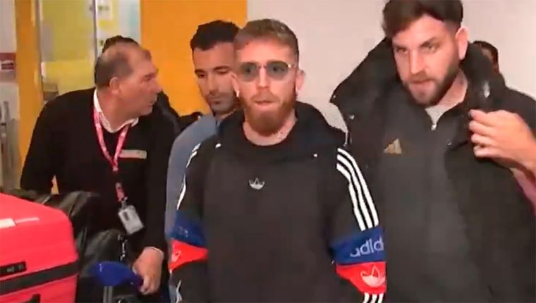 Iker Muniain ya está en Argentina para sumarse a San Lorenzo. Foto: Captura ESPN
