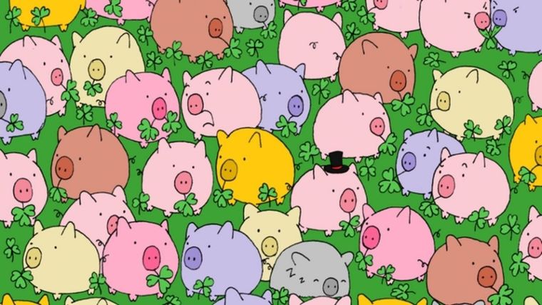 ACERTIJO VISUAL ACERTIJO VISUAL, RETO VISUAL, TRÉBOL Foto: ARCHIVO