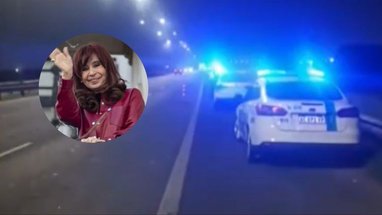 La Policía realizó peritajes en el lugar donde el custodio de Cristina Fernández de Kirchner fue asaltado.