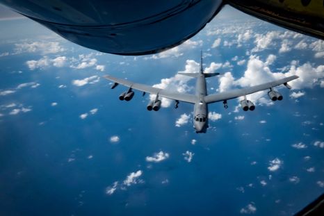 A través de una plataforma de seguimiento, se pudo observar dos bombarderos sobrevolando el Caribe, cerca de Venezuela. A través de una plataforma de seguimiento, se pudo observar dos bombarderos sobrevolando el Caribe, cerca de Venezuela.