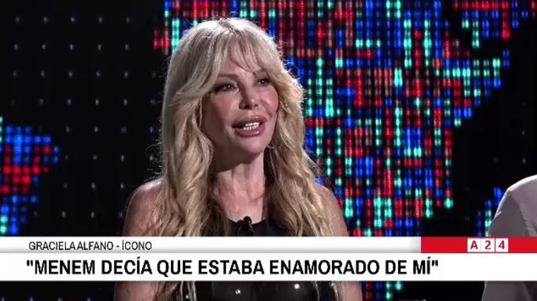 Graciela Alfano brindó una entrevista sobre su amorío con Carlos Menem. 