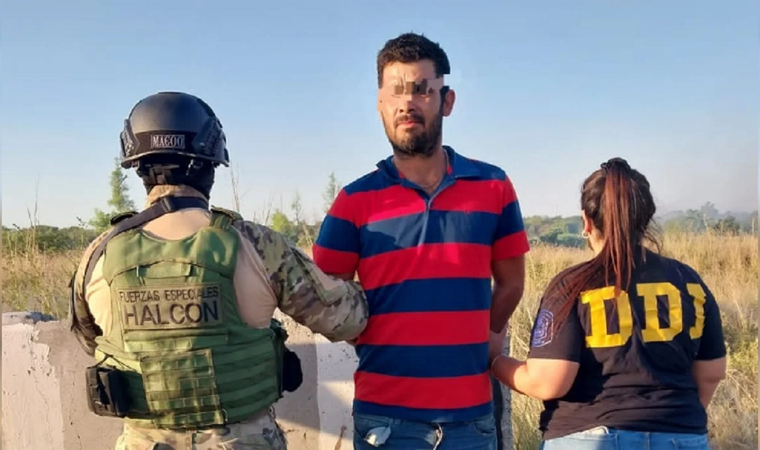El último detenido Foto: Policía Bonaerense