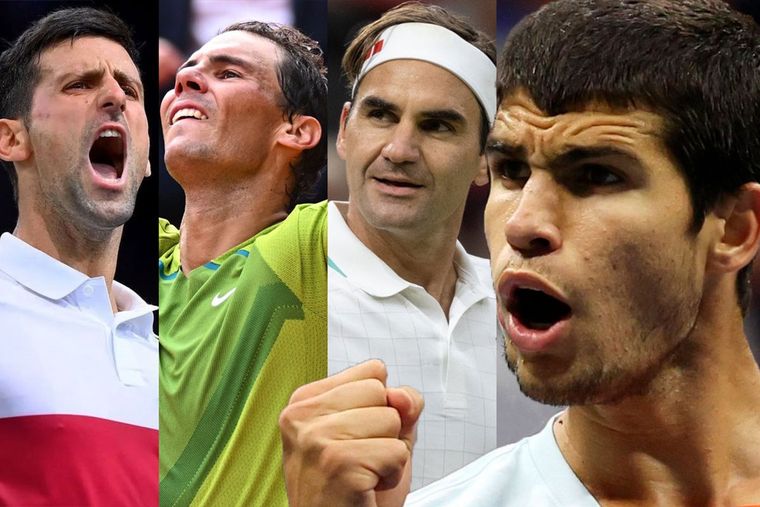 Alcaraz se refirió a las comparaciones con Djokovic, Nadal y Federer.