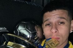 Rojo prometió que, si Boca salía campeón, se iba a teñir el pelo. Rojo prometió que, si Boca salía campeón, se iba a teñir el pelo.
