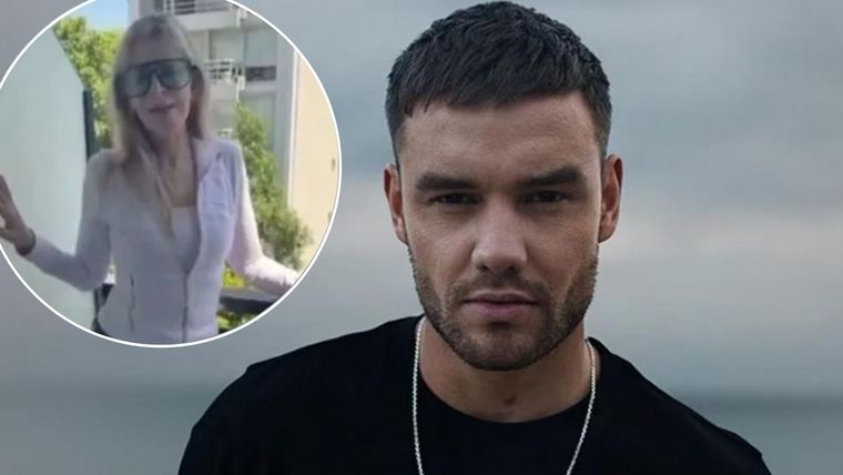 Shanik Berman se mostró desde el balcón del Hotel CasaSur. / Archivo MDZ