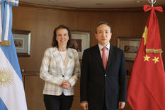 La relación de la Argentina con China atraviesa un momento complicado, pero ninguno de los dos países quiere dinamitar todos los puentes. Foto: Cancillería vía X