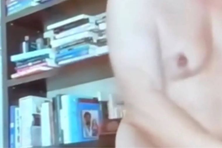 Abal Medina apareció semidesnudo en plena audiencia judicial