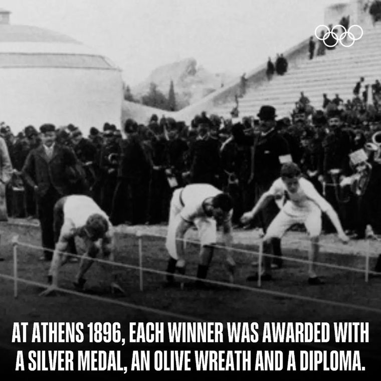 El Atletismo fue una de las disciplinas que tuvo lugar en los primeros Juegos Olímpicos. Foto: @olympics