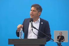 Kicillof encabezó el acto de cierre de campaña de Fuerza Patria