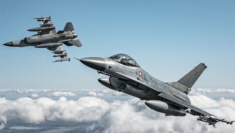 La operación costará unos 650 millones de dólares Foto: Fuerza Aérea de Dinamarca