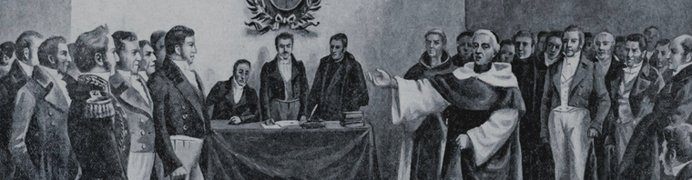 Los representantes de las Provincias Unidas del Río de la Plata se reunieron para declarar la independencia de la corona española. Los representantes de las Provincias Unidas del Río de la Plata se reunieron para declarar la independencia de la corona española.