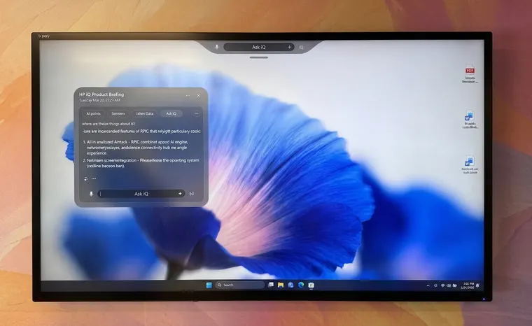 La nueva capa HP IQ permite que los dispositivos reconozcan la proximidad de otros equipos para compartir archivos de forma segura. La nueva capa HP IQ permite que los dispositivos reconozcan la proximidad de otros equipos para compartir archivos de forma segura.