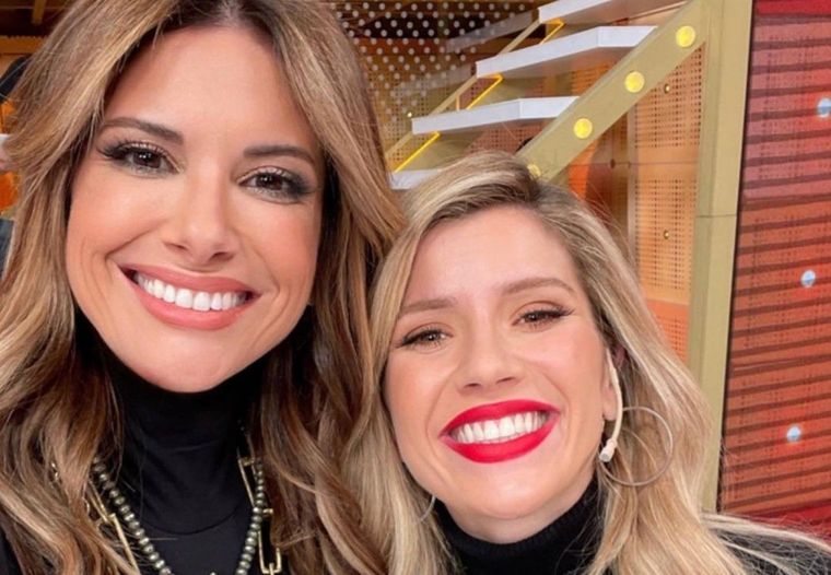 Laurita Fernández y Alessandra Rampolla trabajaron juntas las primeras dos semanas.