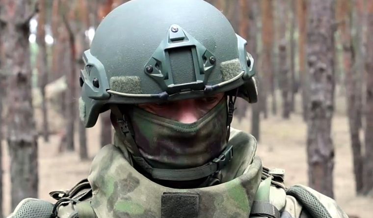 Un militar ruso en Ucrania. Foto: Dpa.