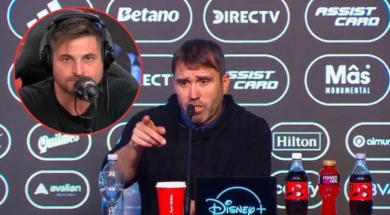 El Tano Santarsiero no se guardó nada y arremetió contra Coudet.