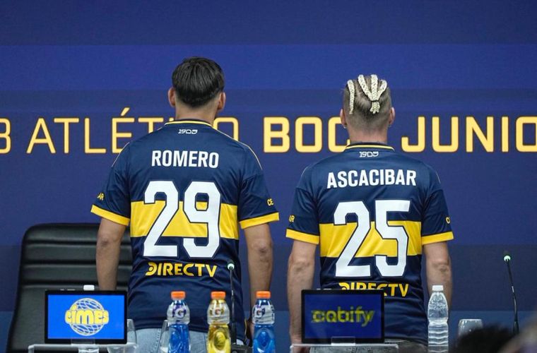 Los dorsales que eligieron Ángel Romero y Santiago Ascacibar, los primeros refuerzos de Boca en 2026. Los dorsales que eligieron Ángel Romero y Santiago Ascacibar, los primeros refuerzos de Boca en 2026.
