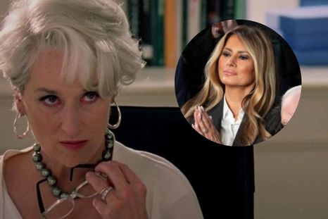 Meryl Streep analizó el impacto político de la moda. / Captura película - @melaniatrump Meryl Streep analizó el impacto político de la moda. / Captura película - @melaniatrump
