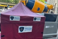 El hallazgo ocurrió en la avenida Cabildo al 2500. Foto: X