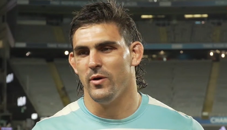 El hombre de 31 años habló post partido. Foto: Captura