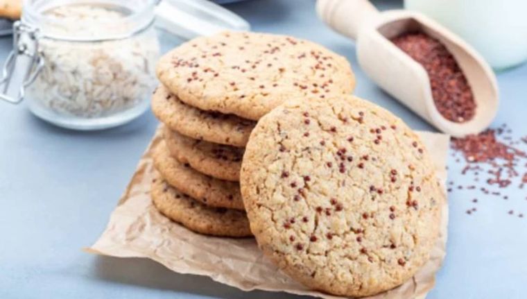 Las galletas de quinoa son una excelente alternativa para las tardes (Shutterstock).
