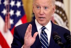 La primera conferencia de prensa de Biden como presidente estuvo dominada por la situación en la frontera con México. Foto: GETTY IMAGES