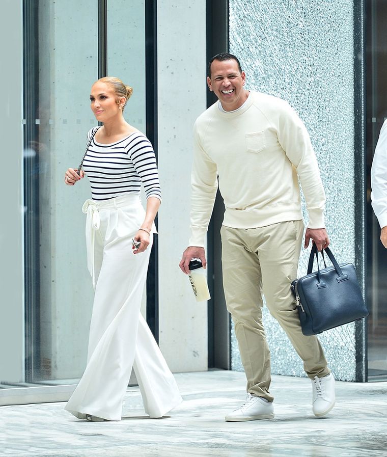 Jlo y Alex Rodríguez Foto: Archivo