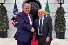 Donald Trump recibió a Lula Da Silva en la Casa Blanca este jueves. Donald Trump recibió a Lula Da Silva en la Casa Blanca este jueves.