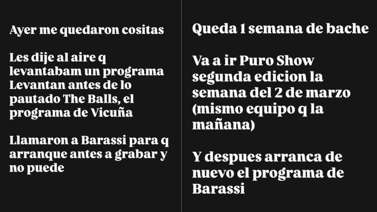 El Trece levanta el programa de Benjam&iacute;n Vicu&ntilde;a seg&uacute;n Yanina Latorre.