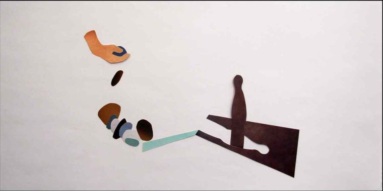 Verónica Romano, #18, Collage, 2012.