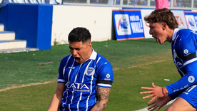 Martín Pino el goleador que aparece en los partidos importantes.