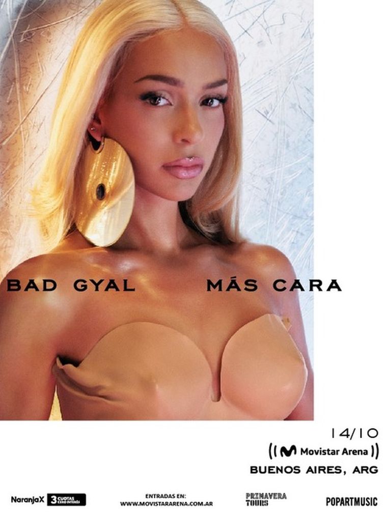 Bad Gyal en el Movistar Arena de Buenos Aires. Bad Gyal en el Movistar Arena de Buenos Aires.