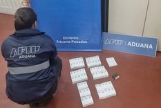 Agentes de la Dirección General de Aduana descubrieron un millonario cargamento de anabólicos provenientes del extranjero Foto: Aduana Argentina