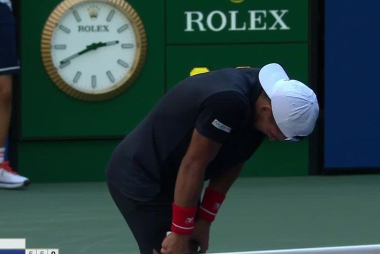 Báez jugó un enorme partido ante Alcaraz hasta que su cuerpo no pudo más y se despidió del US Open.