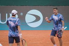 González y Molteni aseguraron el tercer punto y la serie ante Lituania. Foto: AAT González y Molteni aseguraron el tercer punto y la serie ante Lituania. Foto: AAT