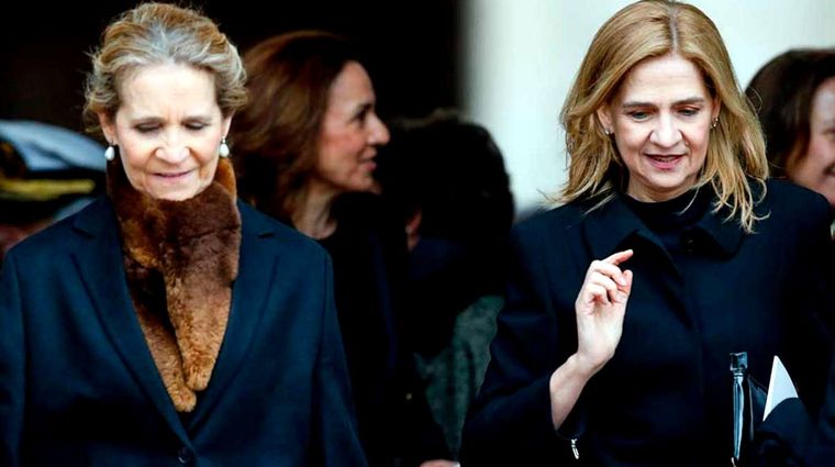 Elena y Cristina, infantas vacunadas. Foto: ElLiberal