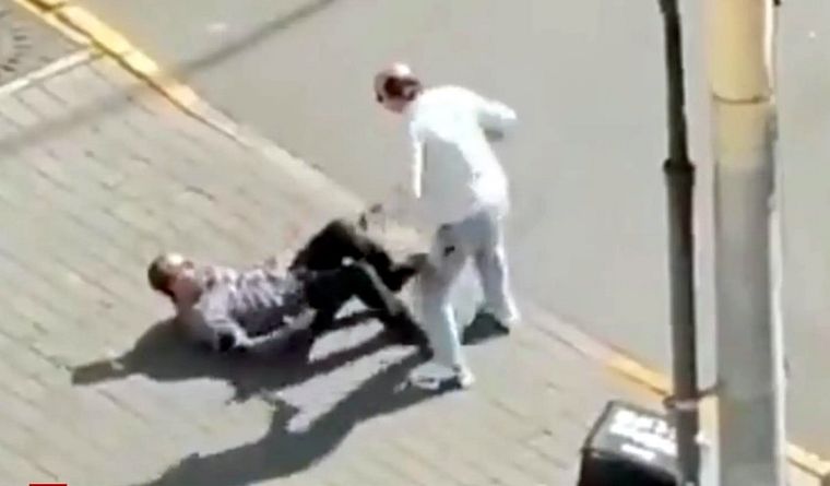 Captura del video de las cámaras de seguridad