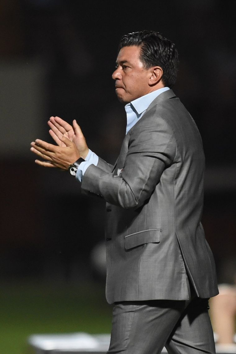 El Muñeco no terminó contento pese al triunfo Foto: River Plate