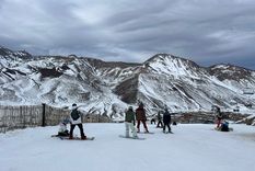 La temperatura en el famoso centro de esquí ha sido más elevada que en otras temporadas Foto: Felicitas Oyhenart