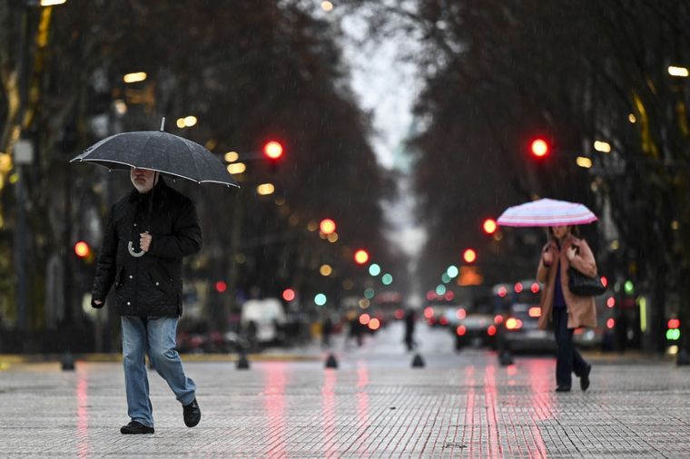Buenos Aires, entre el frío del inicio de la semana y la vuelta de las lluvias.