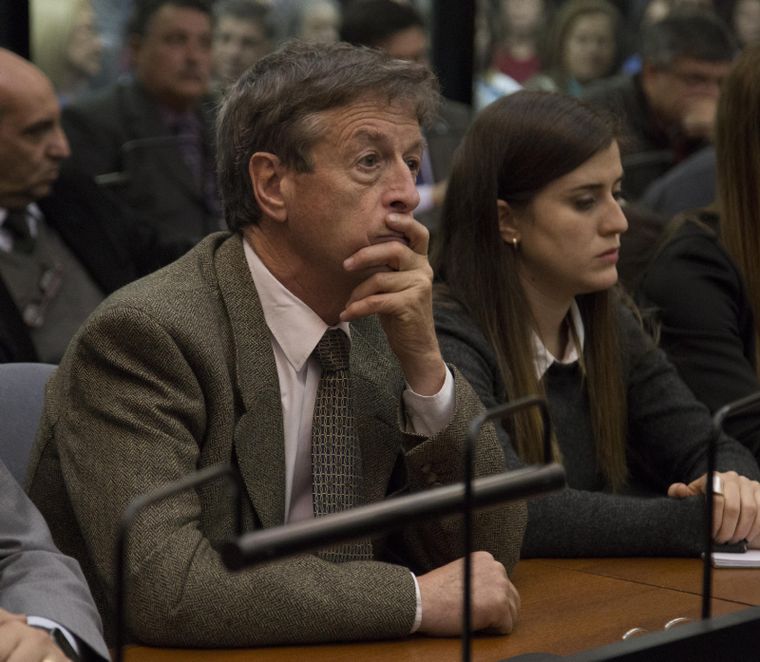 Rubén Santos, exjefe de la Policía Federal Argentina, durante el juicio en su contra en 2016. Foto: NA. Foto: Noticias Argentinas